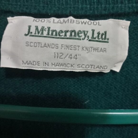 Lot Of 2 J. McInerney Ltd. Men 100% Lambswool Golf - Picture 8 of 9